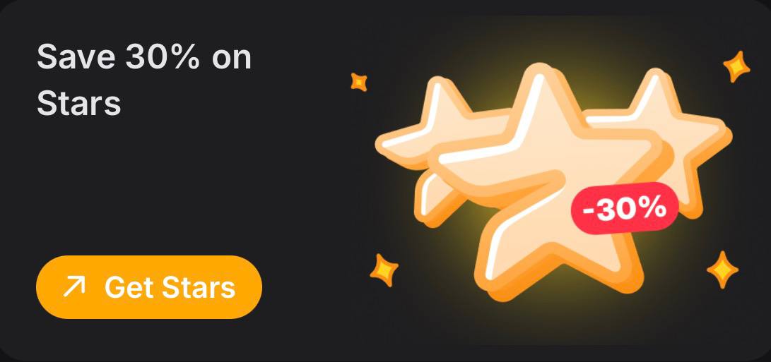 Save 30% on Stars