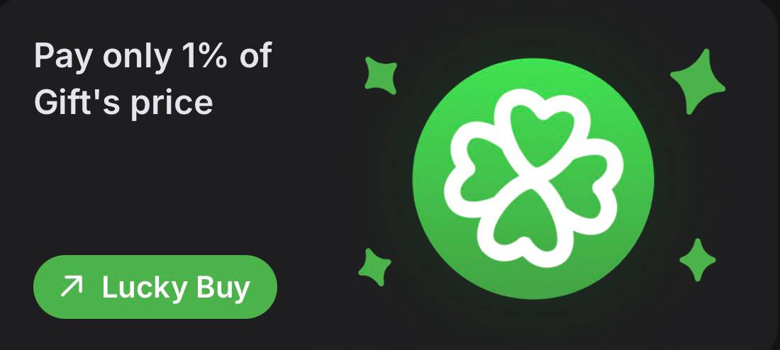 Pay only 1% of Gift's price
